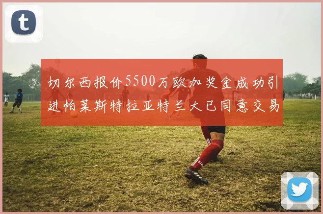 切尔西报价5500万欧加奖金成功引进帕莱斯特拉亚特兰大已同意交易